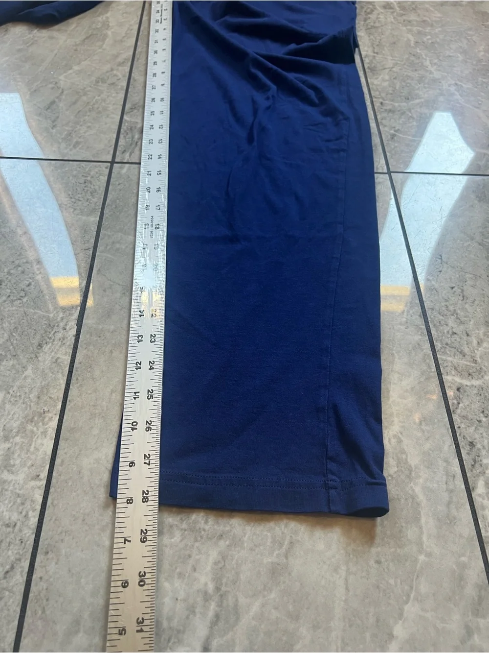 Polo Ralph Lauren Men's Embroidered Blue Knit Sleepwear Pajama Lounge Pants Sz L